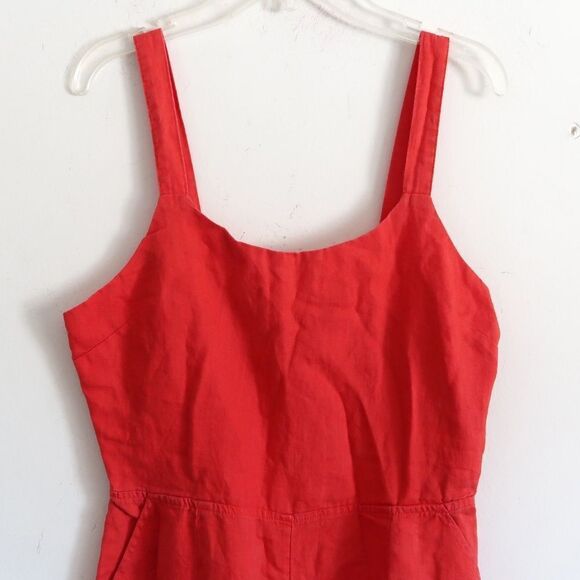 Cynthia Rowley Orange Jumpsuit - Size 2 - Picture 2 of 6